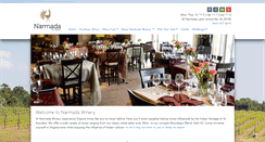 Desktop Screenshot of narmadawinery.com